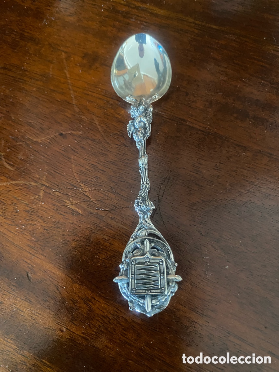 Joyeria: Cucharita de plata de primera ley - Foto 1