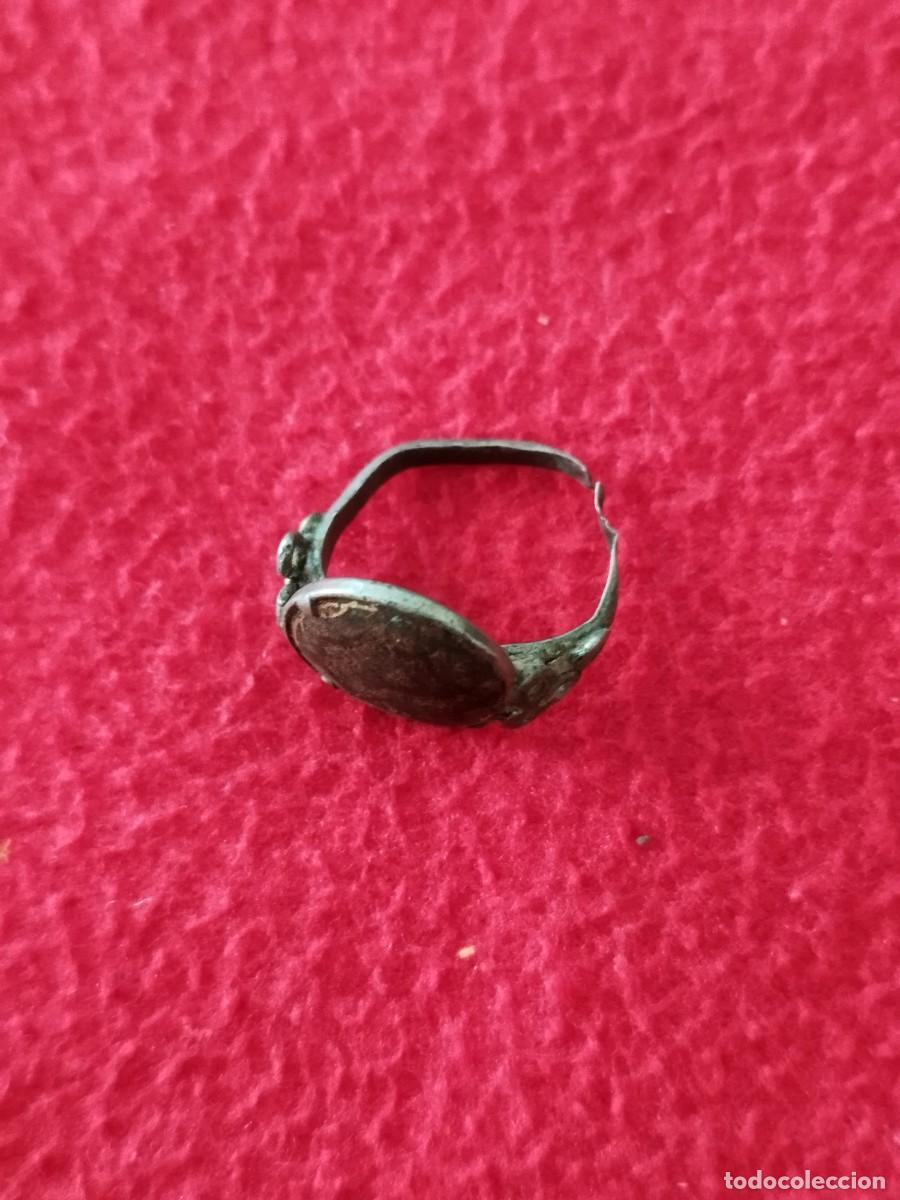 Joyeria: Antiguo anillo tipo sello a restaurar. - Foto 1