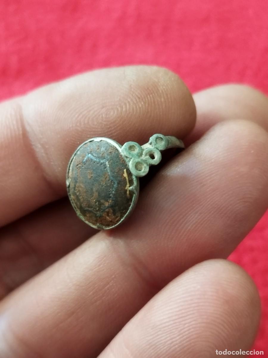 Joyeria: Antiguo anillo tipo sello a restaurar. - Foto 3