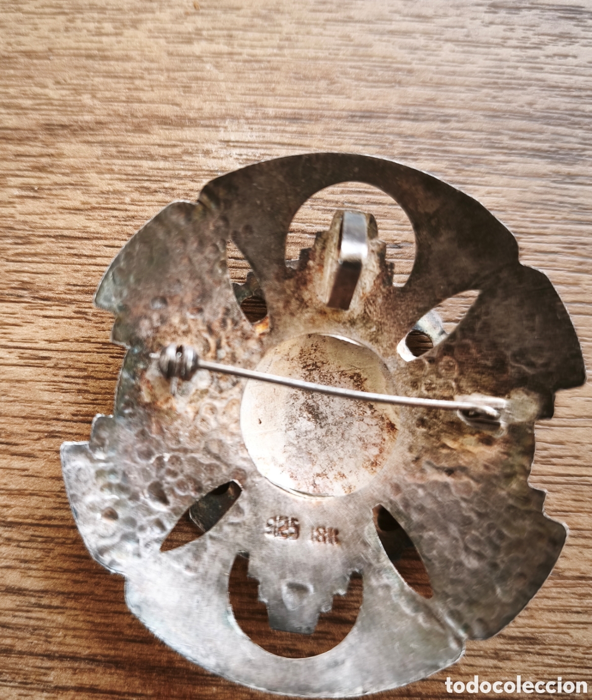 Joyeria: Broche o colgante plata y oro - Foto 2
