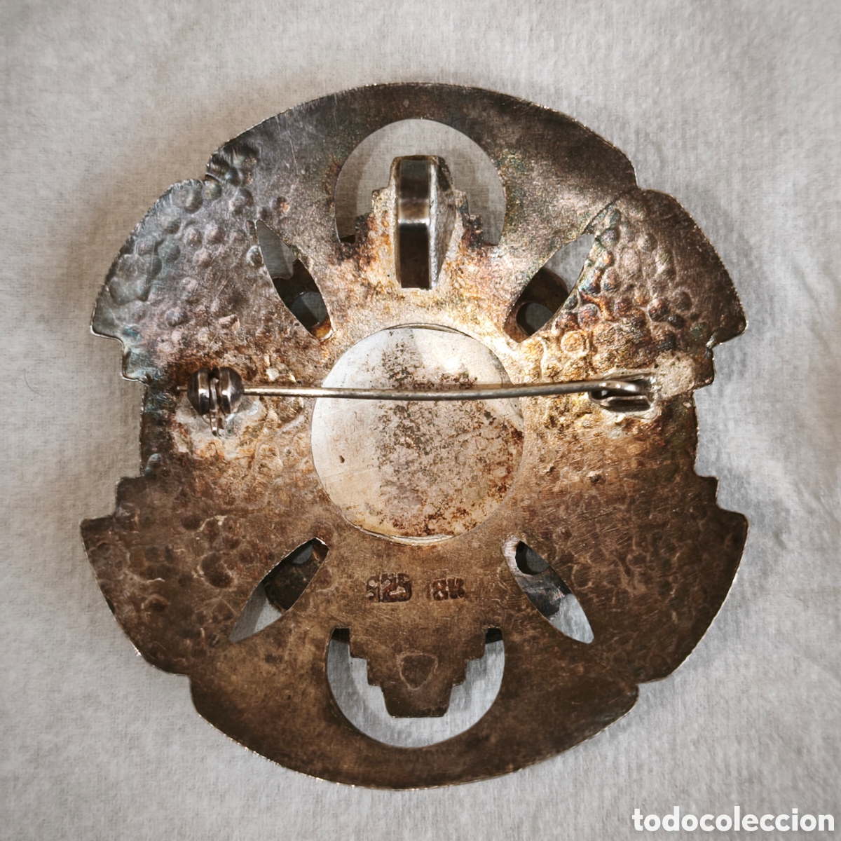 Joyeria: Broche o colgante plata y oro - Foto 3