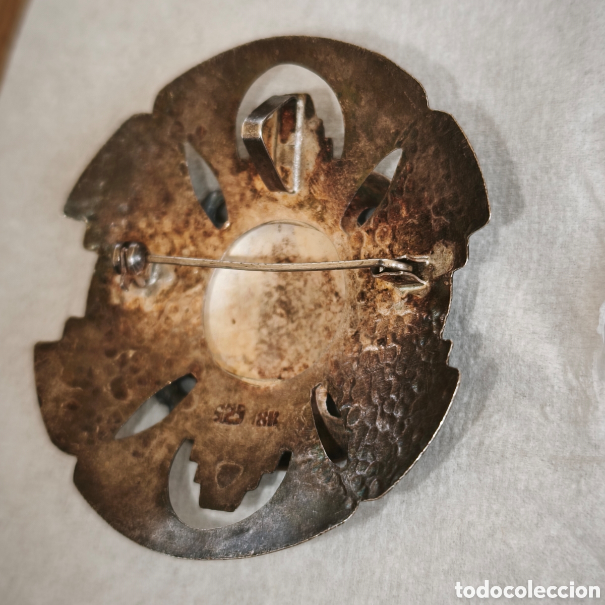 Joyeria: Broche o colgante plata y oro - Foto 4
