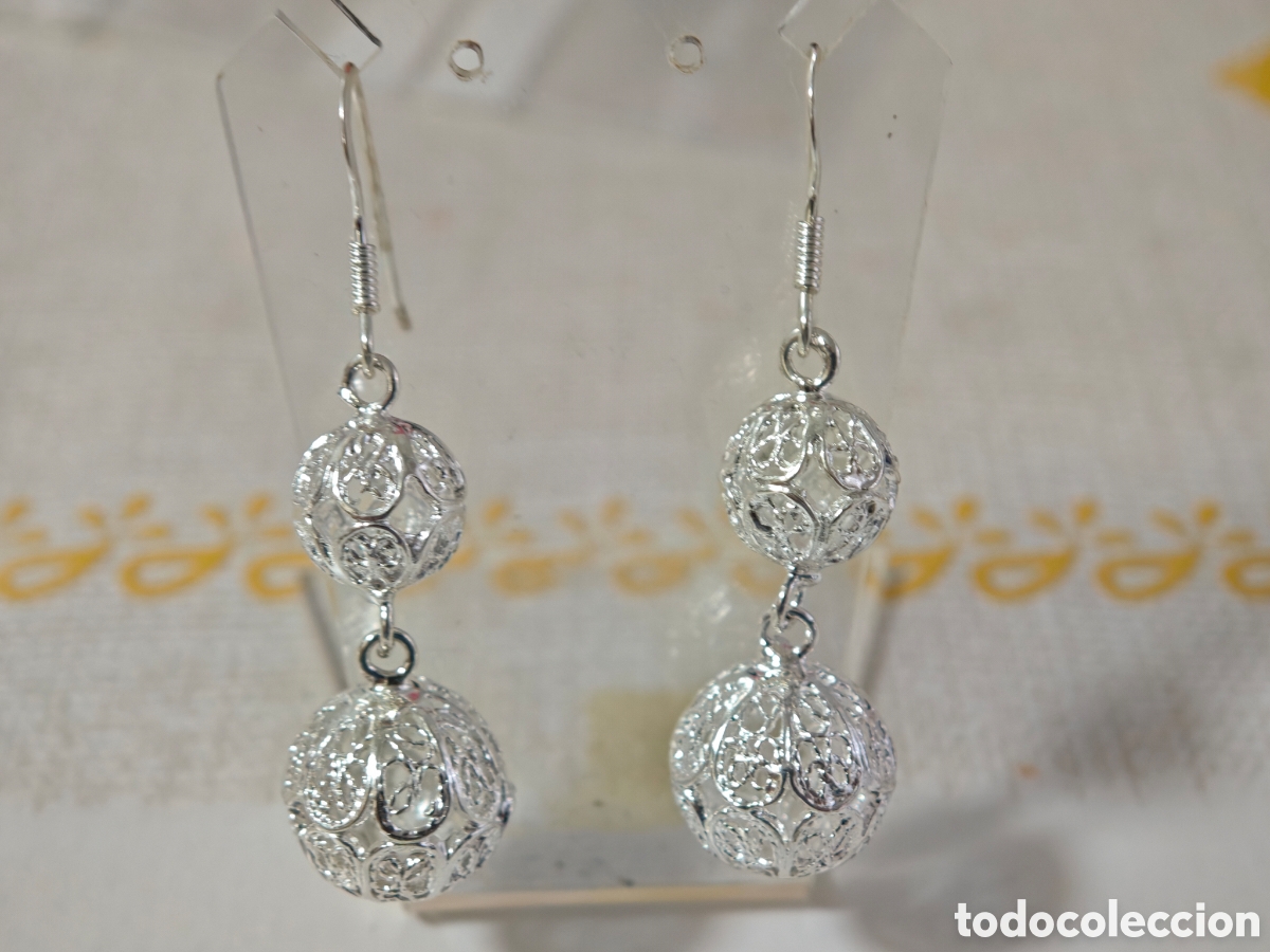 Joyeria: Bonitos pendientes en plata de ley - Foto 2