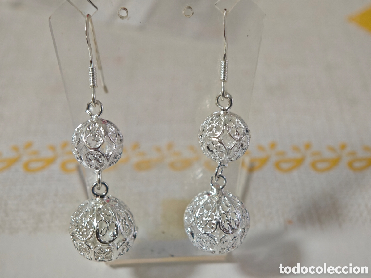 Joyeria: Bonitos pendientes en plata de ley - Foto 1