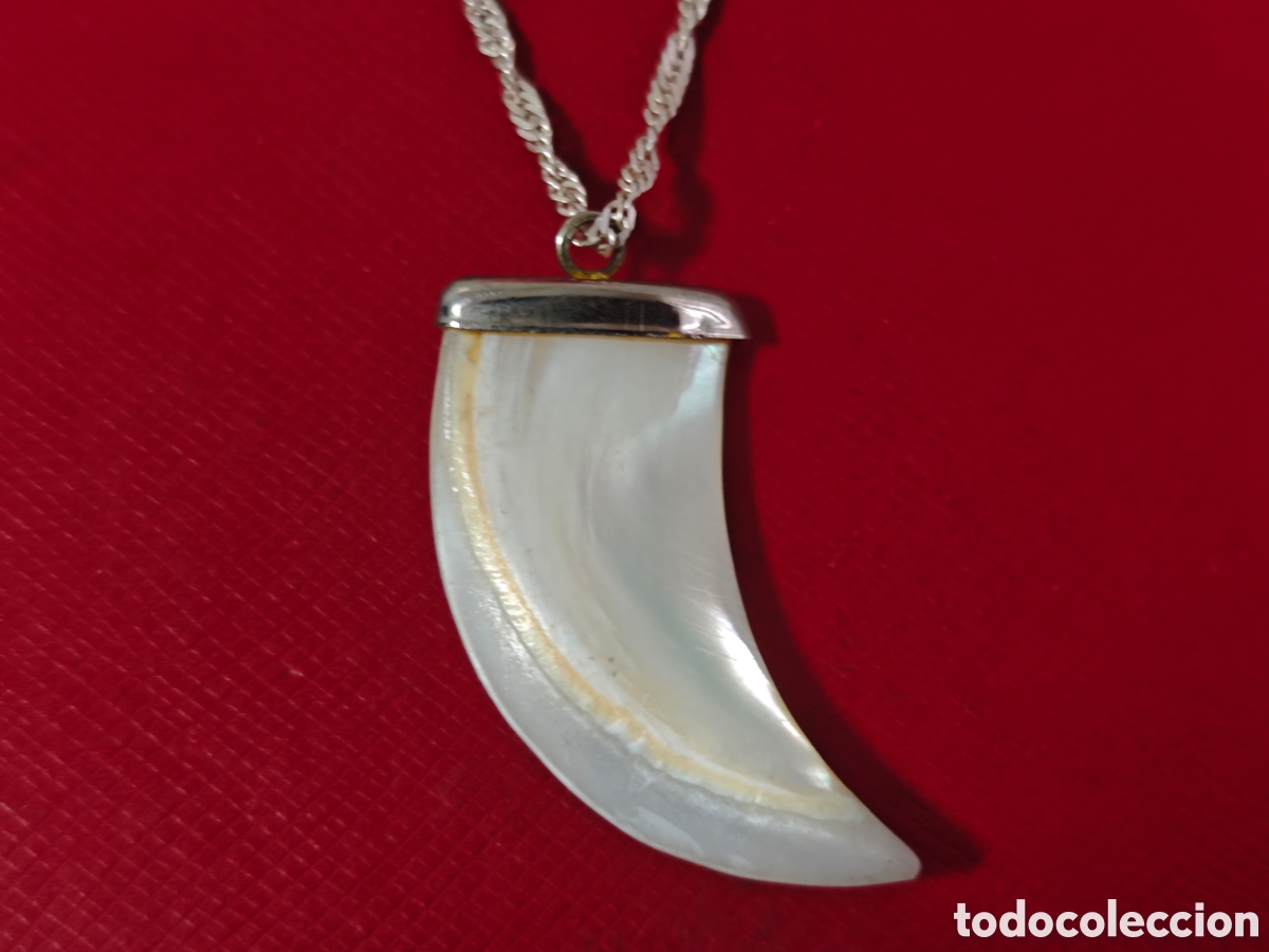 Joyeria: COLGANTE Y CADENA EN PLATA DE LEY AMBAR - Foto 2