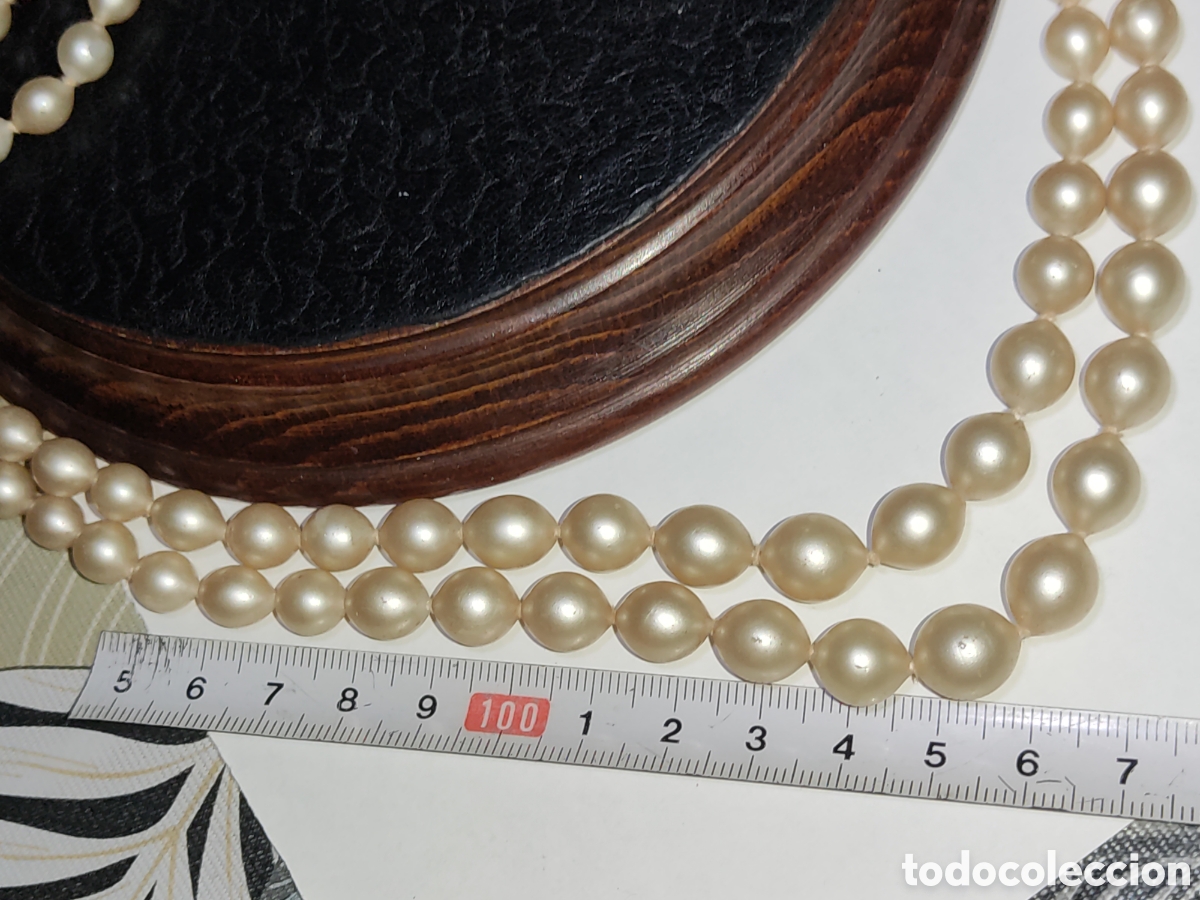 Joyeria: Bonito collar de perlas 2 hilos.Vintage. - Foto 2