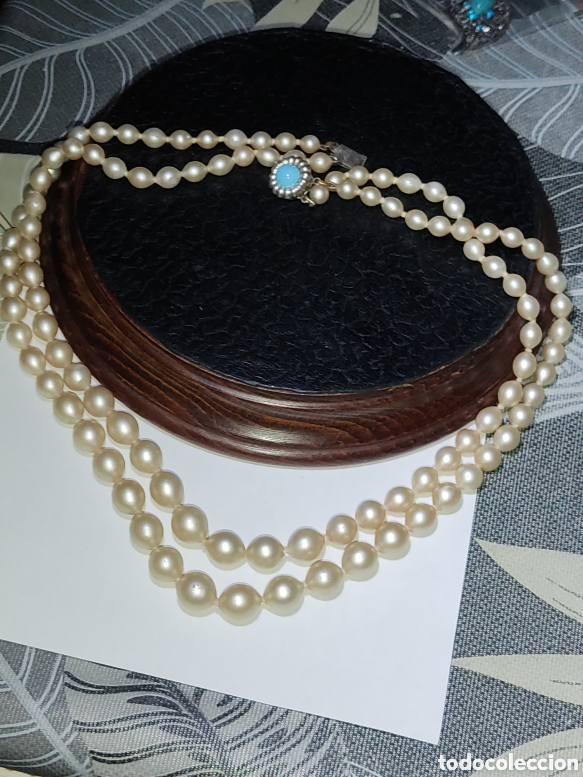 Joyeria: Bonito collar de perlas 2 hilos.Vintage. - Foto 6