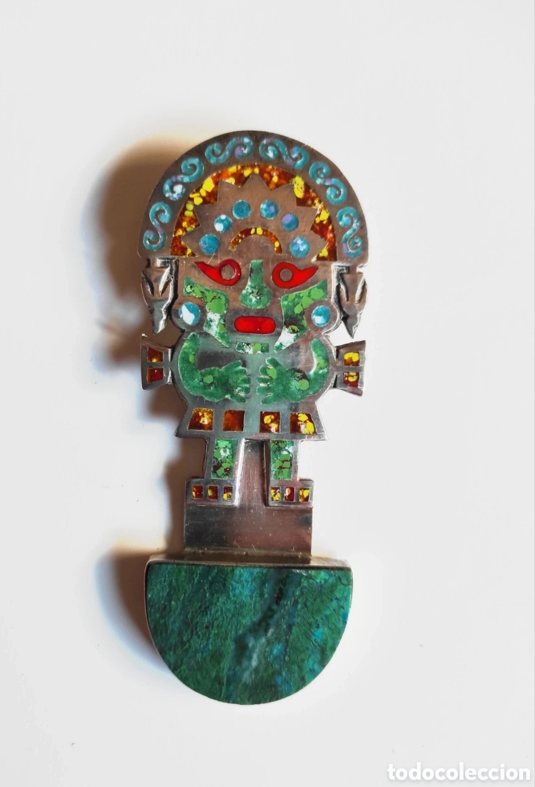 Joyeria: Broche plata de ley artesanal Per&uacute; - Foto 1