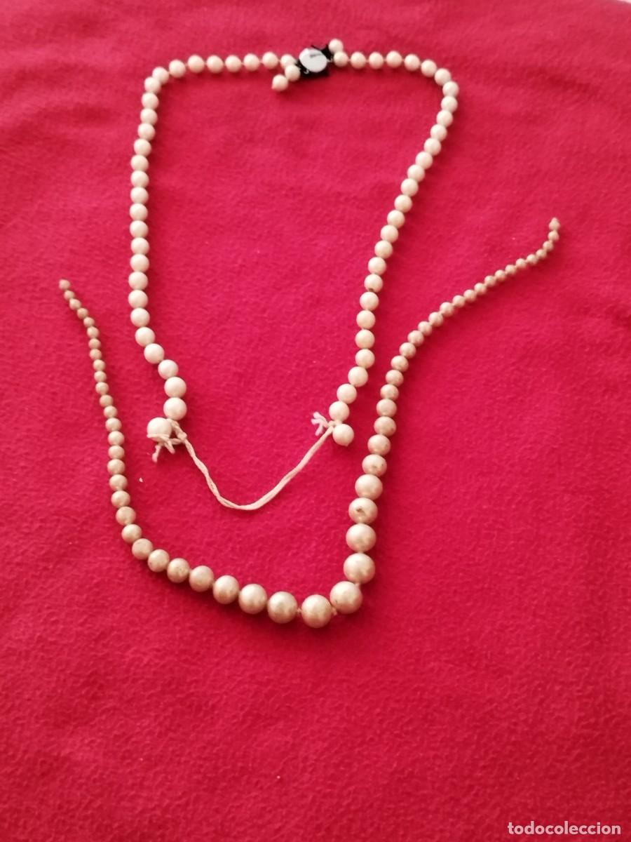 Joyeria: Dos Antiguos collares de perlas a restaurar. - Foto 1