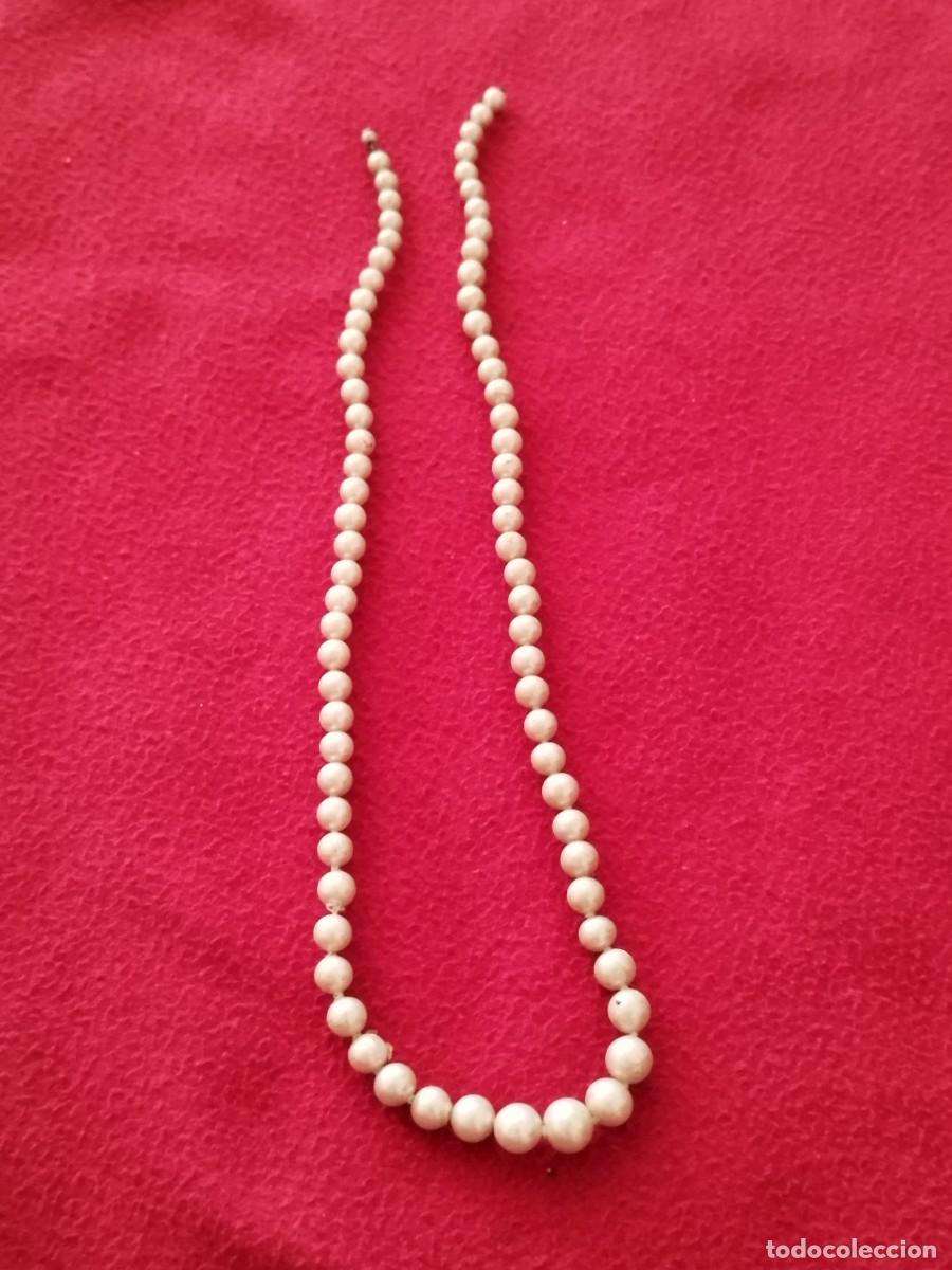 Joyeria: Antigua collar de perlas, cuentas sin cierre, a restaurar. - Foto 1