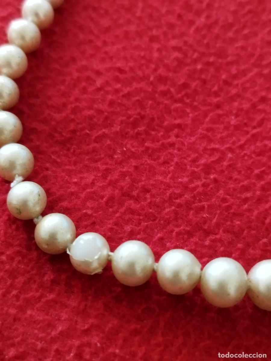 Joyeria: Antigua collar de perlas, cuentas sin cierre, a restaurar. - Foto 3