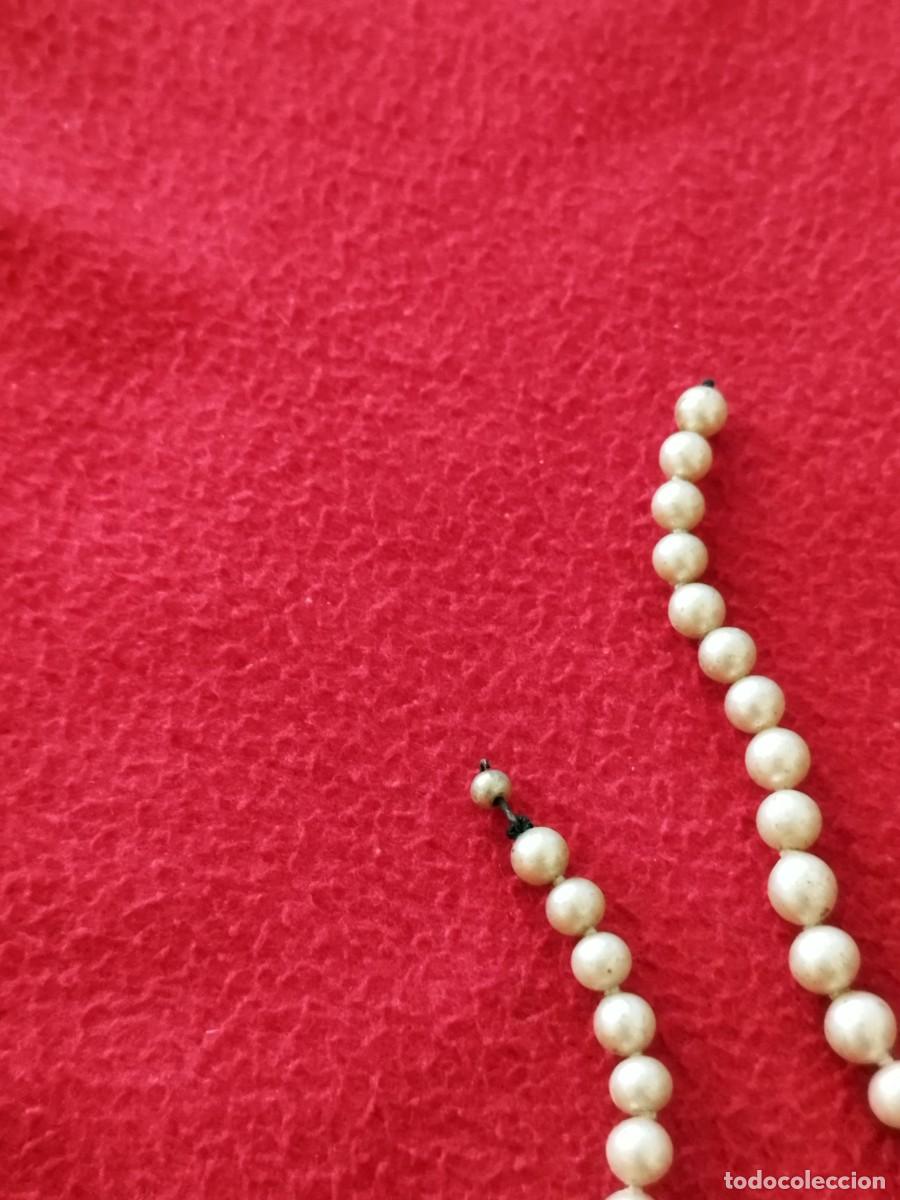 Joyeria: Antigua collar de perlas, cuentas sin cierre, a restaurar. - Foto 4