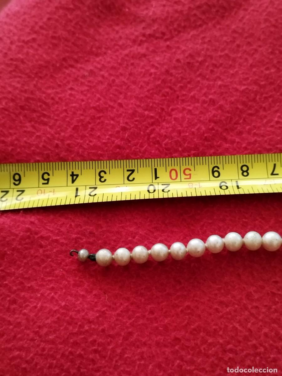 Joyeria: Antigua collar de perlas, cuentas sin cierre, a restaurar. - Foto 5
