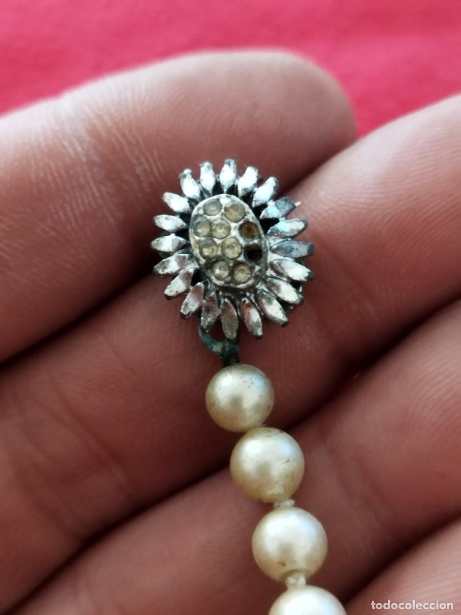 Joyeria: Antigua collar de perlas, cuentas. Con cierre a restaurar. - Foto 2