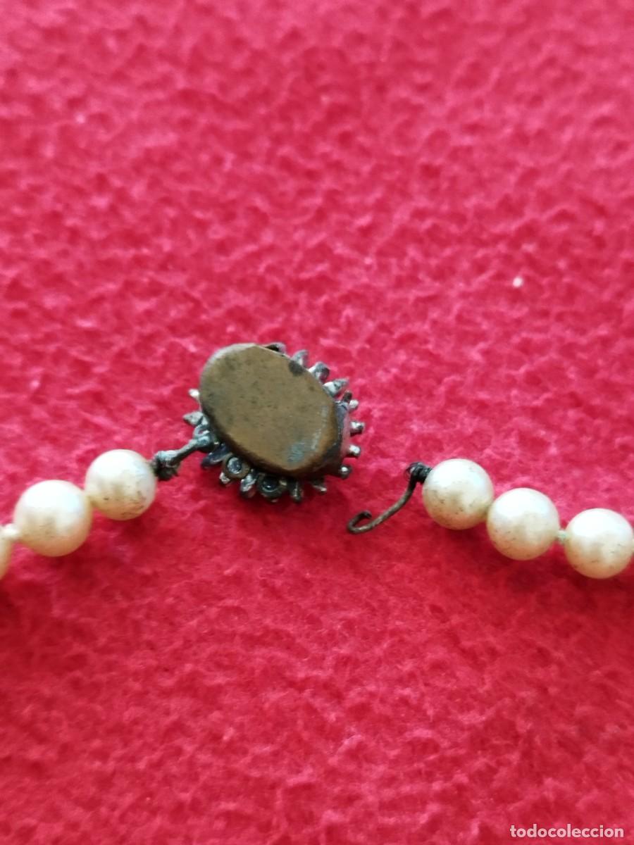 Joyeria: Antigua collar de perlas, cuentas. Con cierre a restaurar. - Foto 4
