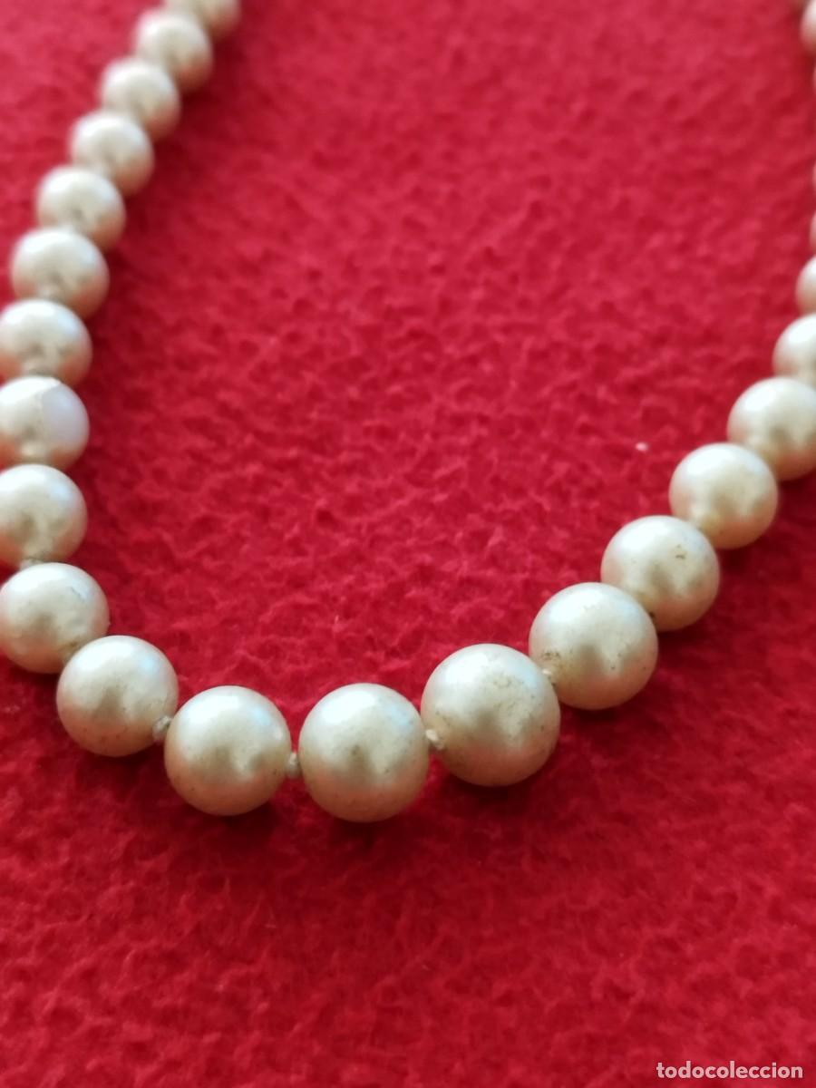 Joyeria: Antigua collar de perlas, cuentas. Con cierre a restaurar. - Foto 5