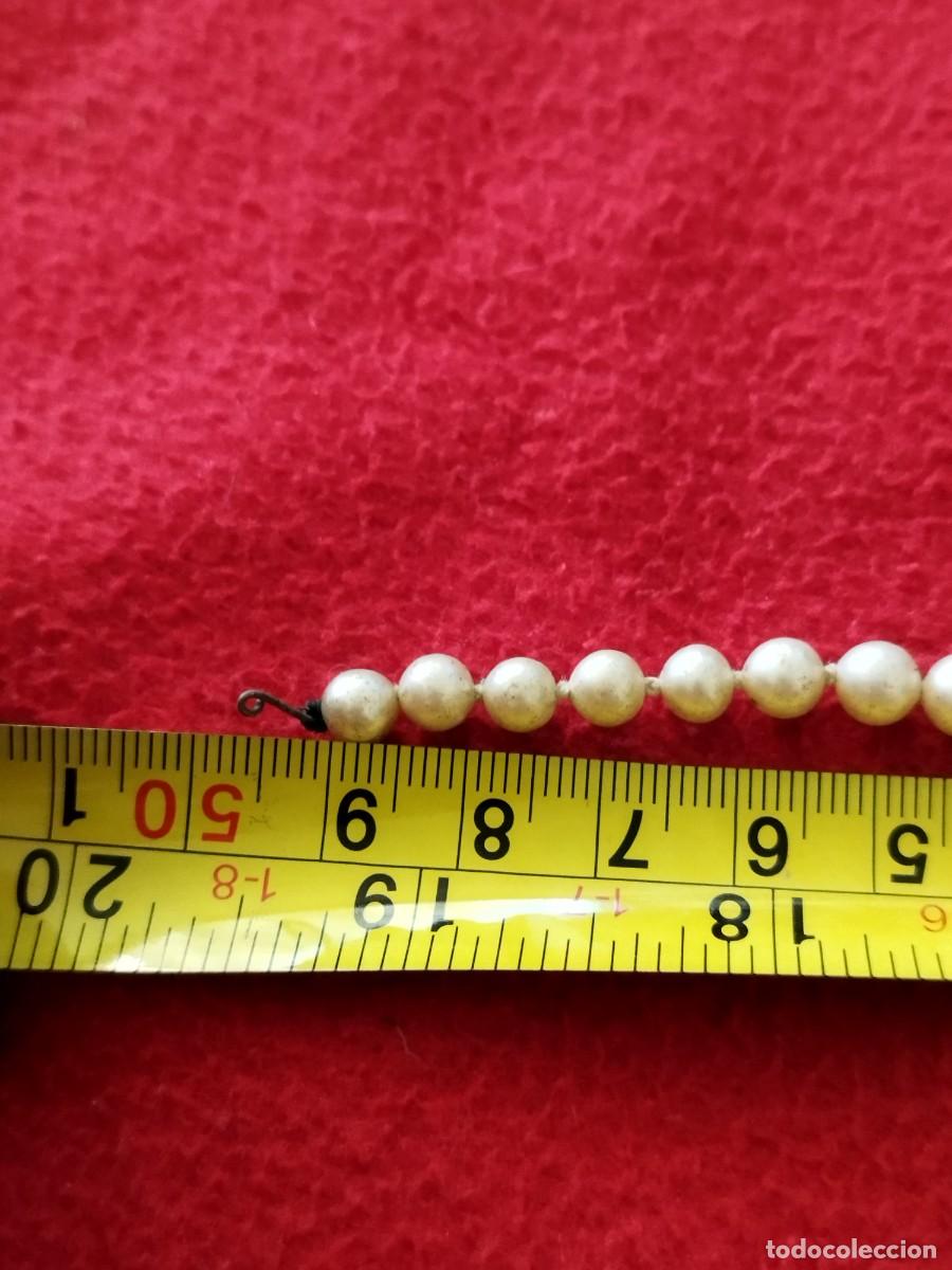 Joyeria: Antigua collar de perlas, cuentas. Con cierre a restaurar. - Foto 7