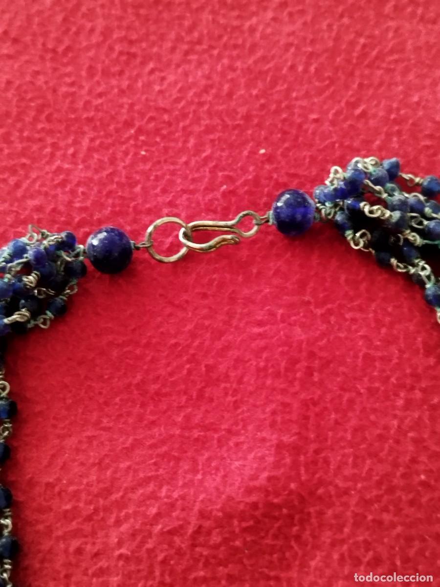 Joyeria: Antiguo collar de cuentas y plateado. - Foto 4