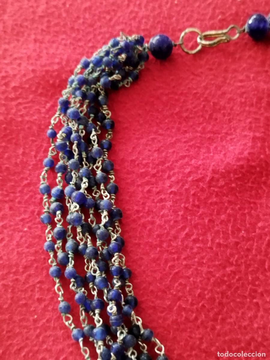 Joyeria: Antiguo collar de cuentas y plateado. - Foto 5