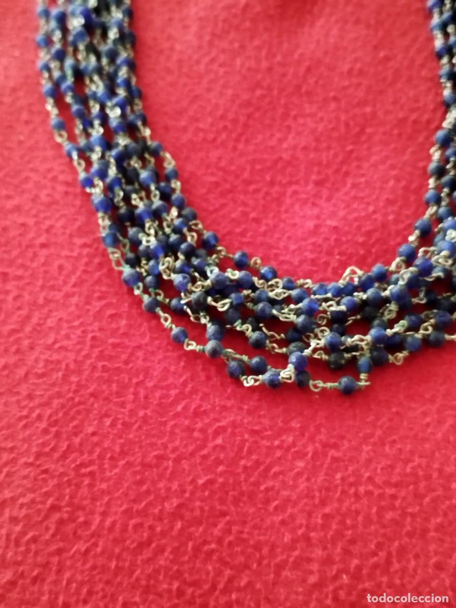 Joyeria: Antiguo collar de cuentas y plateado. - Foto 6