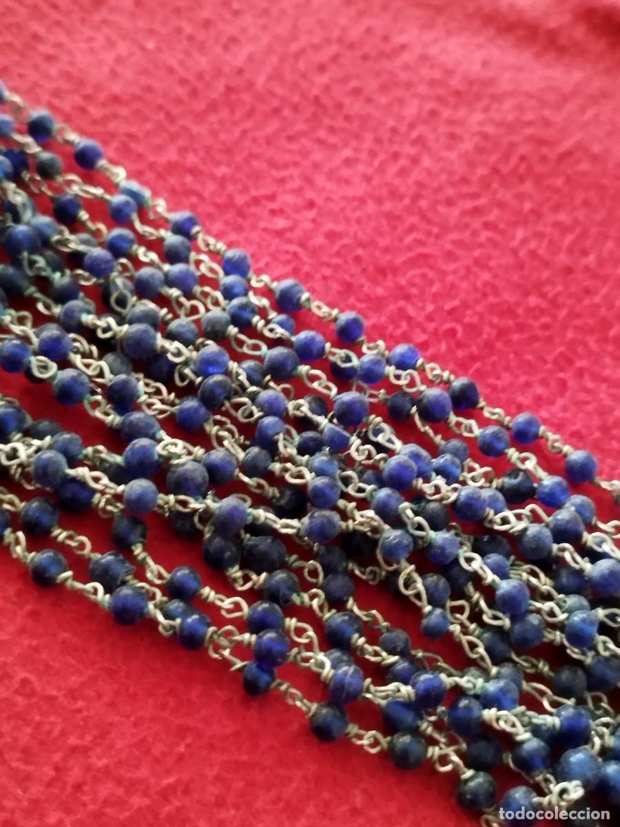 Joyeria: Antiguo collar de cuentas y plateado. - Foto 8