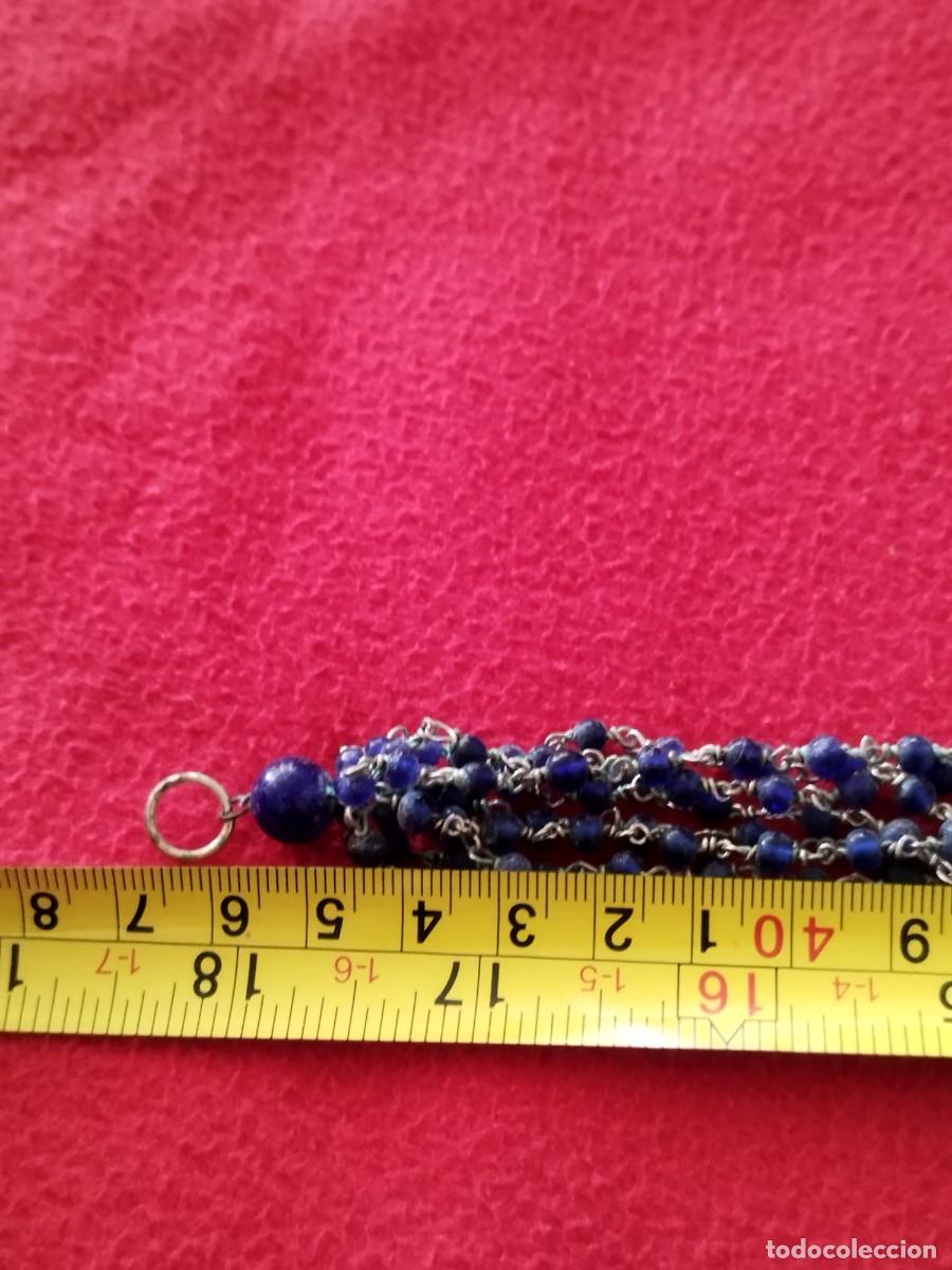 Joyeria: Antiguo collar de cuentas y plateado. - Foto 9