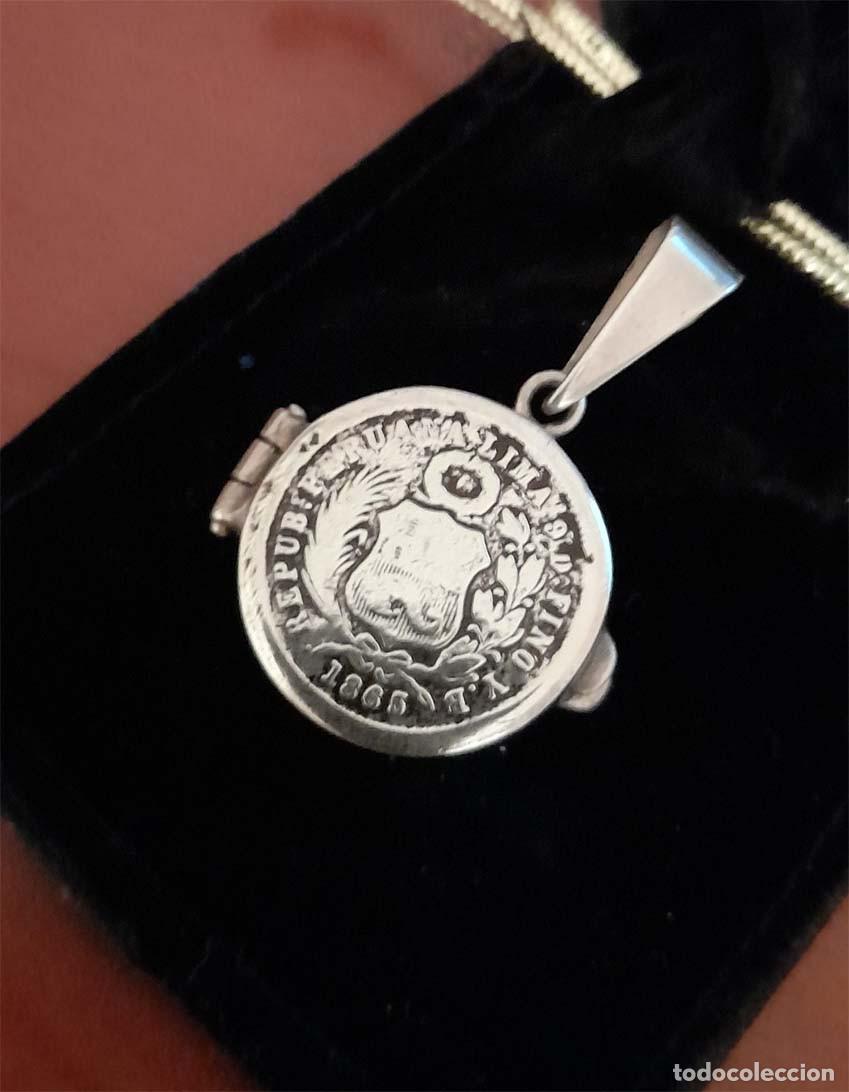 Joyeria: Colgante pastillero de plata - Foto 1