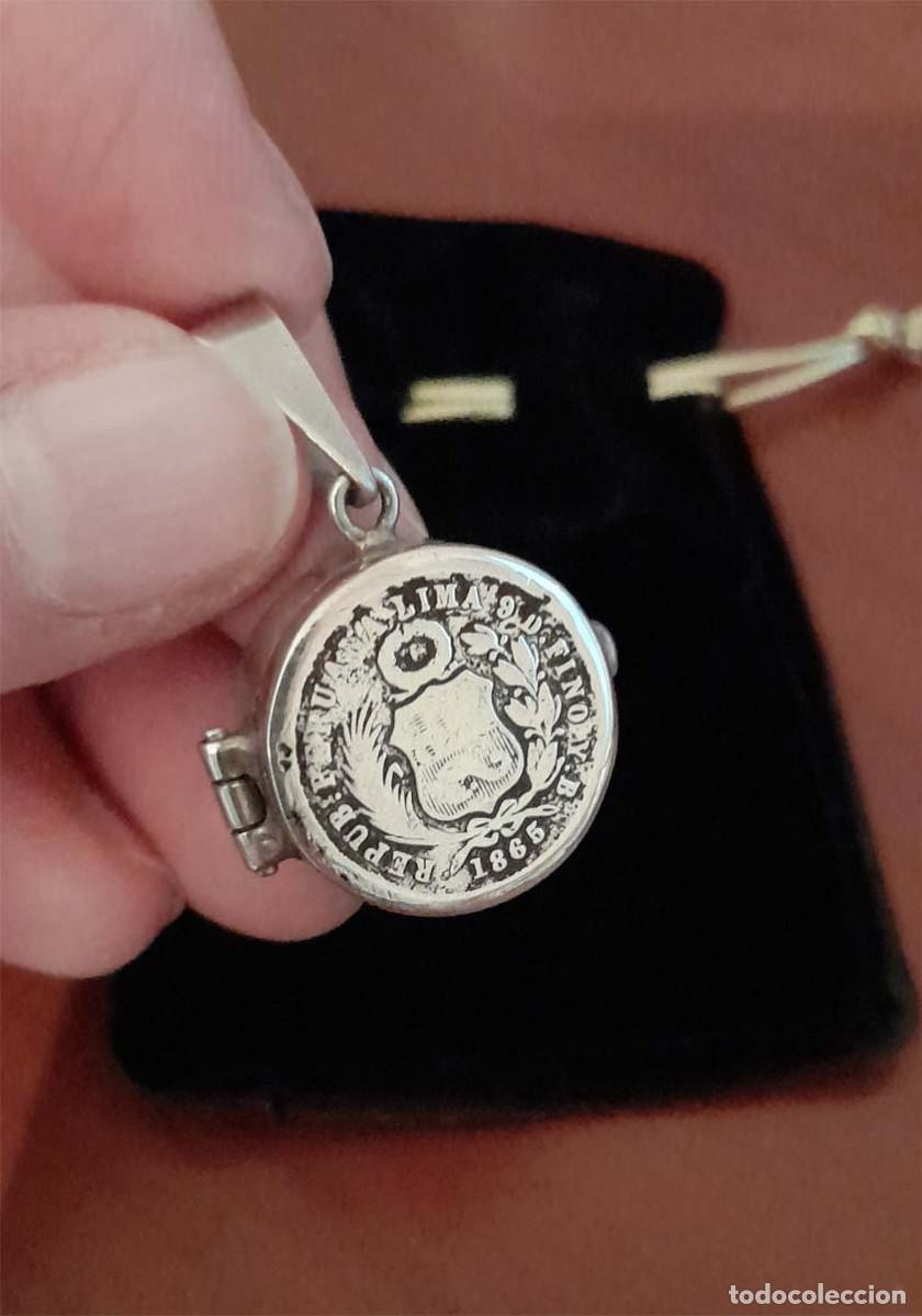 Joyeria: Colgante pastillero de plata - Foto 2