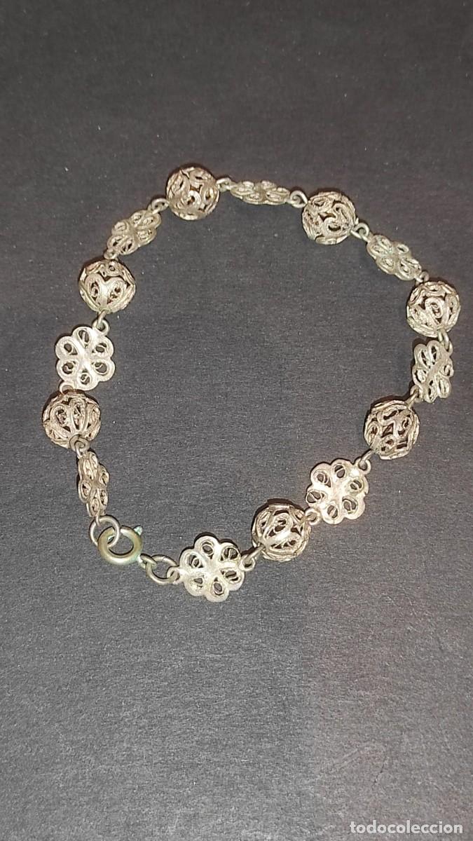 Joyeria: Pulsera en filigrana de plata. - Foto 1
