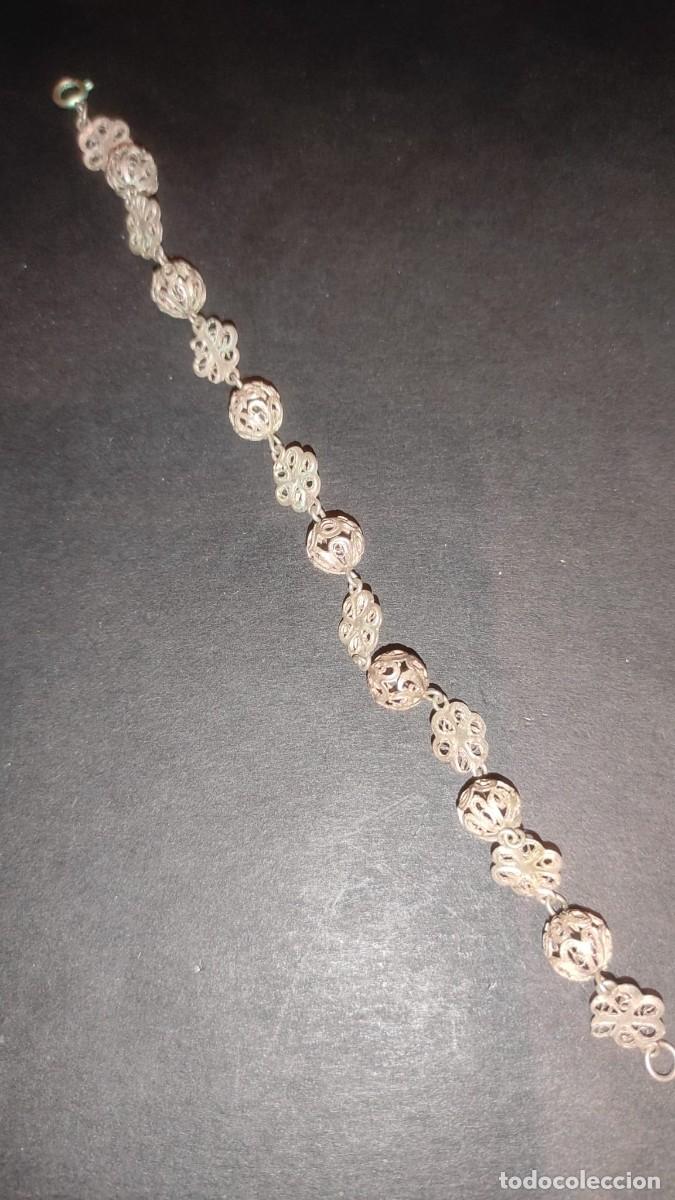 Joyeria: Pulsera en filigrana de plata. - Foto 2