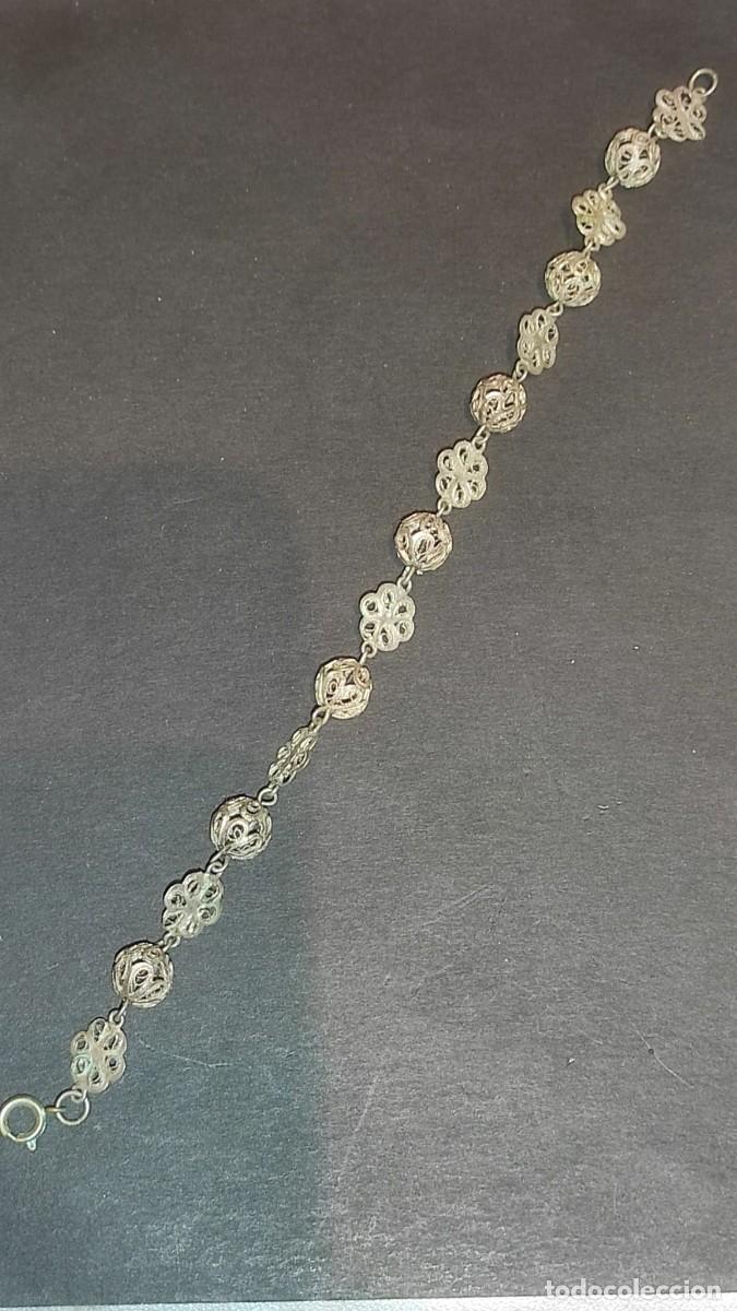 Joyeria: Pulsera en filigrana de plata. - Foto 3