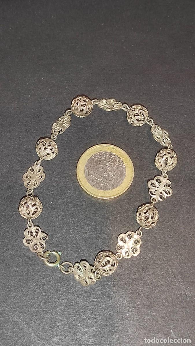 Joyeria: Pulsera en filigrana de plata. - Foto 4