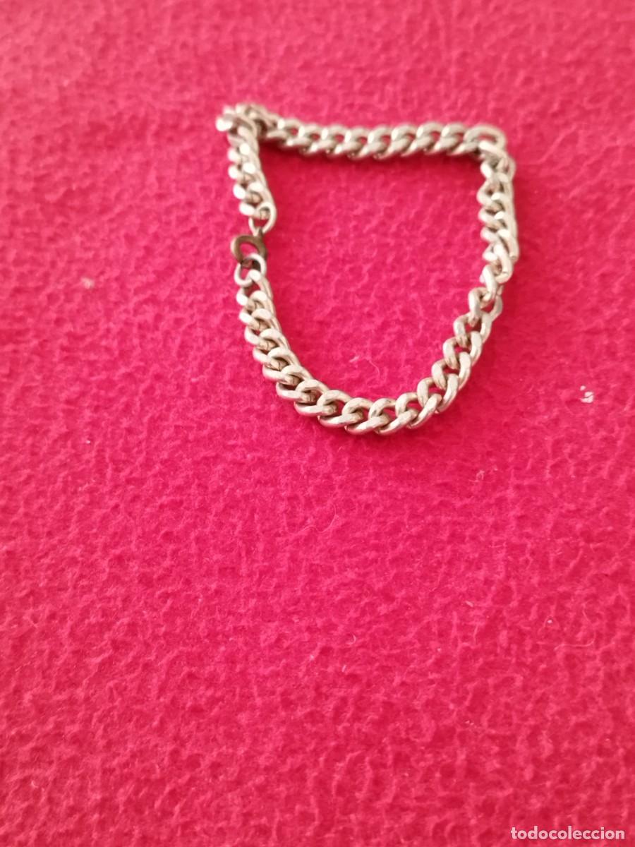 Joyeria: Antigua pulsera de cadena de eslabones. - Foto 1
