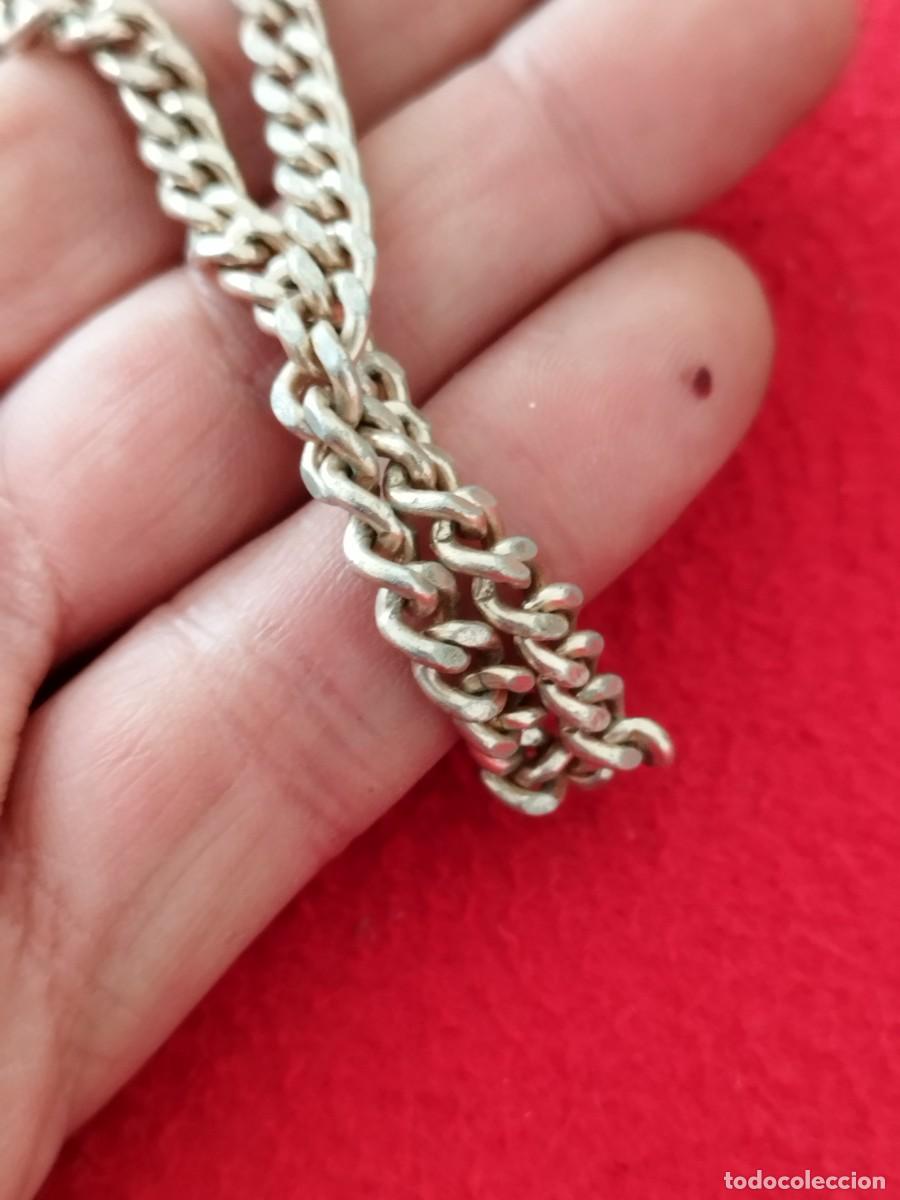 Joyeria: Antigua pulsera de cadena de eslabones. - Foto 3