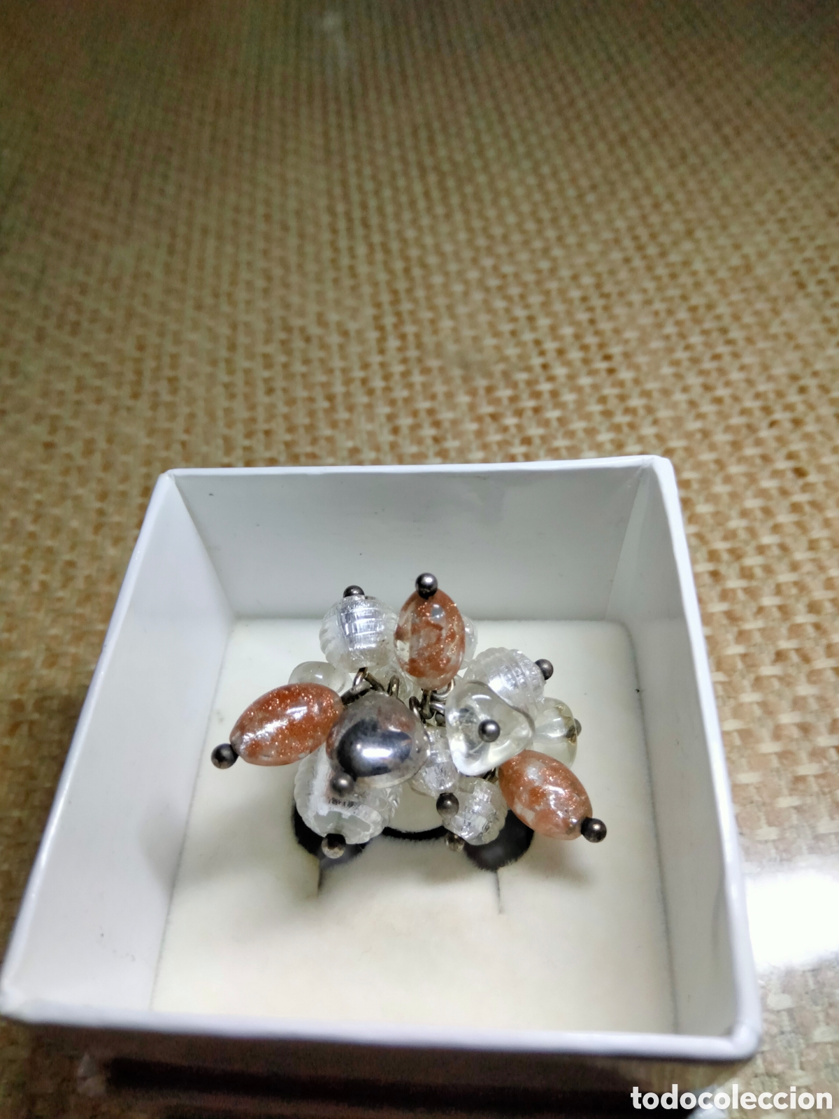 Joyeria: Anillo cristal Murano y plata - Foto 2