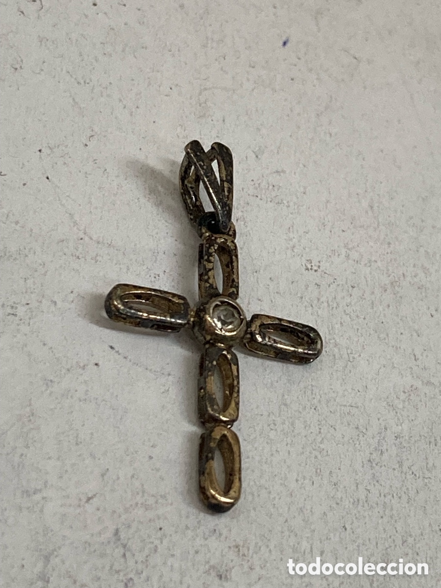 Joyeria: Cruz de plata religiosa C522 - Foto 1