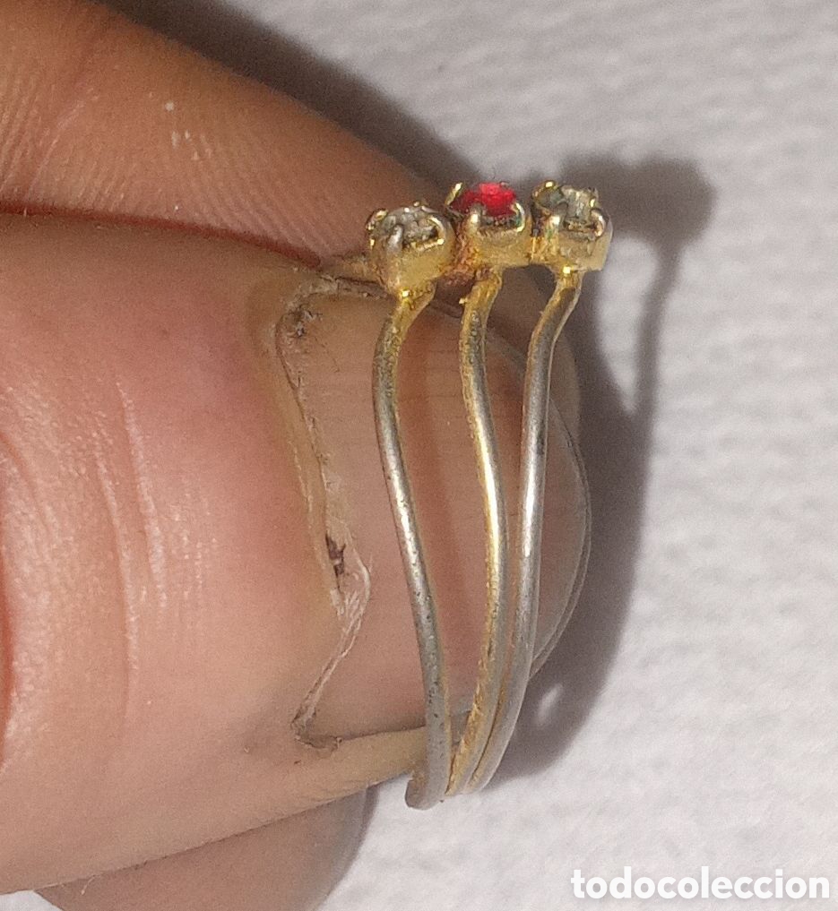 Joyeria: BONITO ANILLO CON TRES PIEDRAS - Foto 3