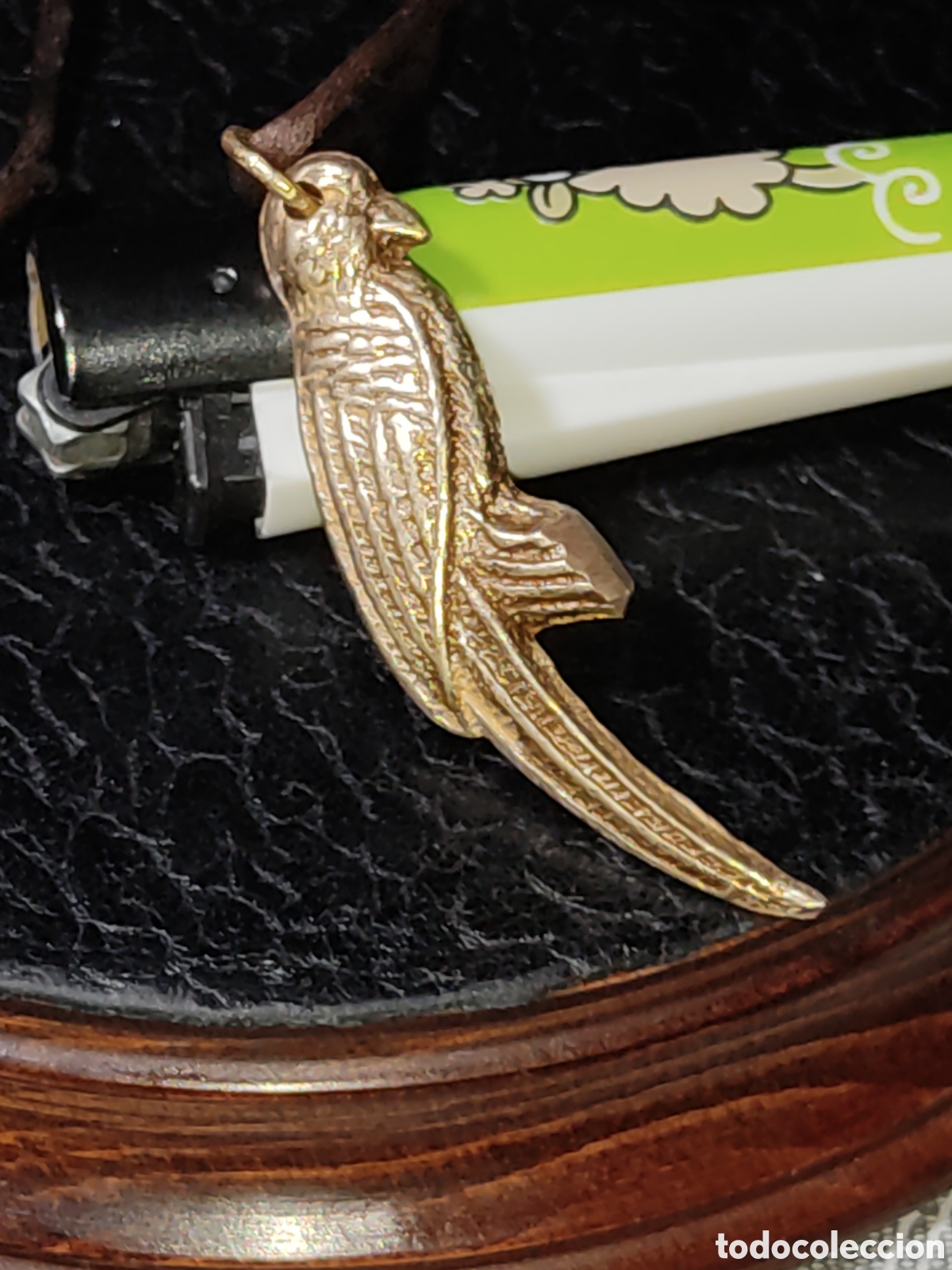 Joyeria: Colgante loro Art Deco de bronce. - Foto 2