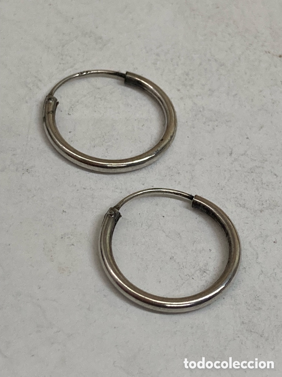 Joyeria: Pendientes de plata P405 - Foto 1