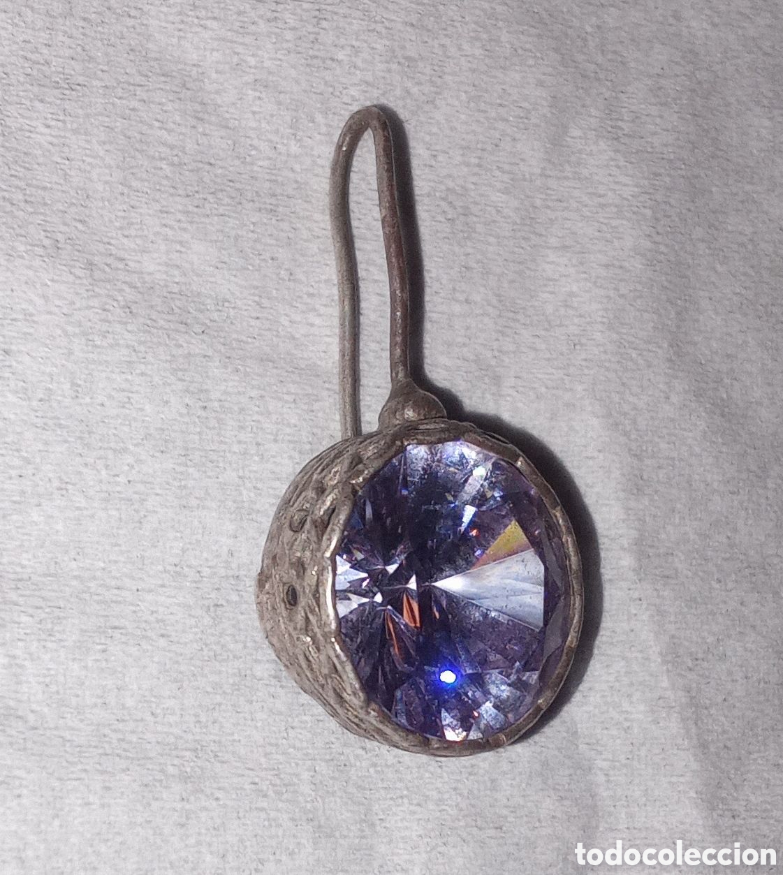 Joyeria: PENDIENTE DE PLATA CON UNA GRAN PIEDRA - Foto 2