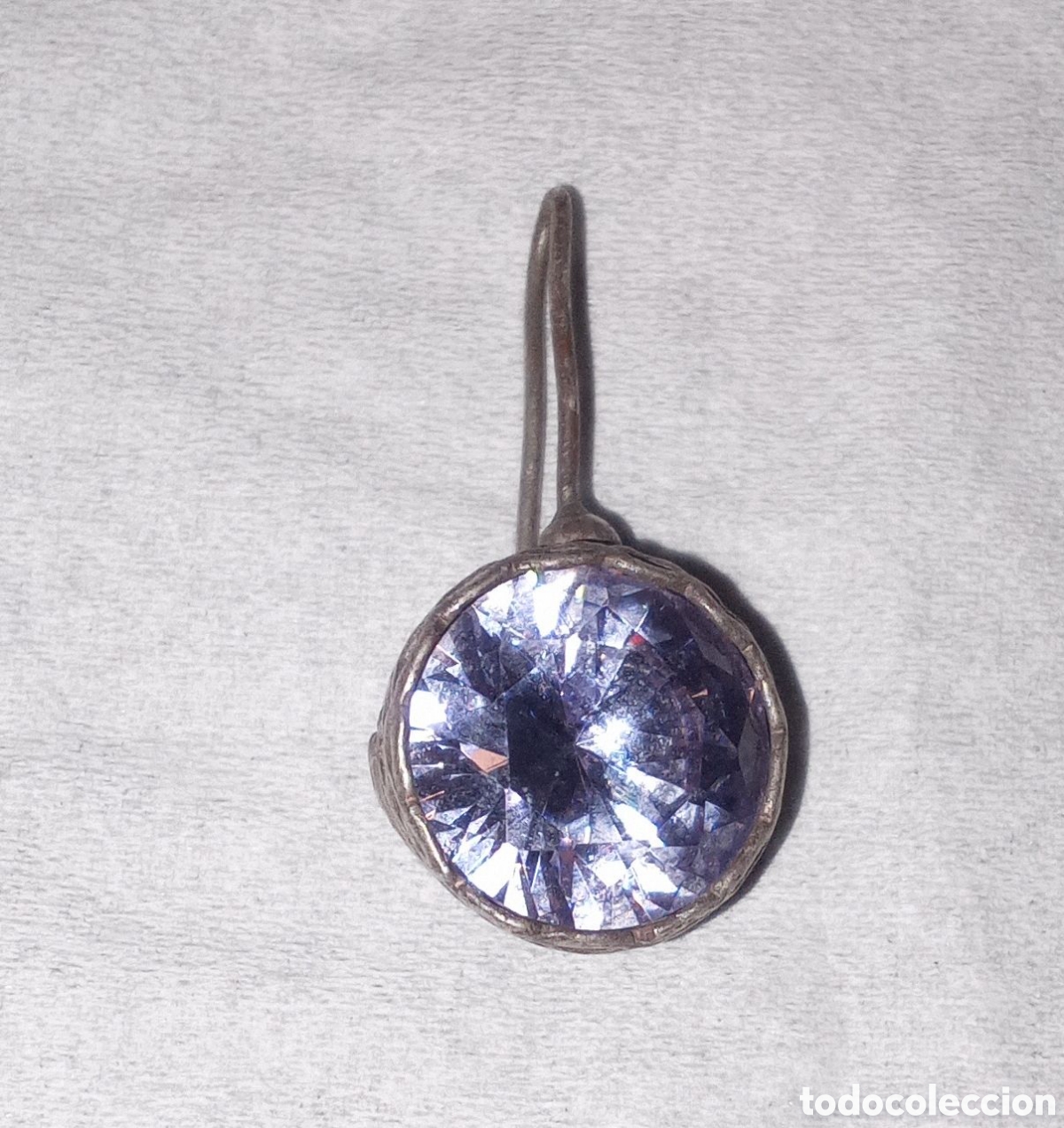 Joyeria: PENDIENTE DE PLATA CON UNA GRAN PIEDRA - Foto 6