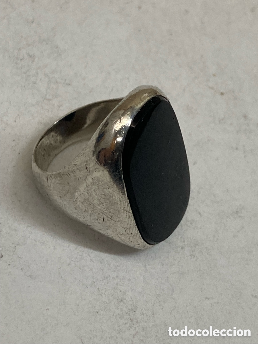 Joyeria: Anillo de plata y &oacute;nix S404 - Foto 1