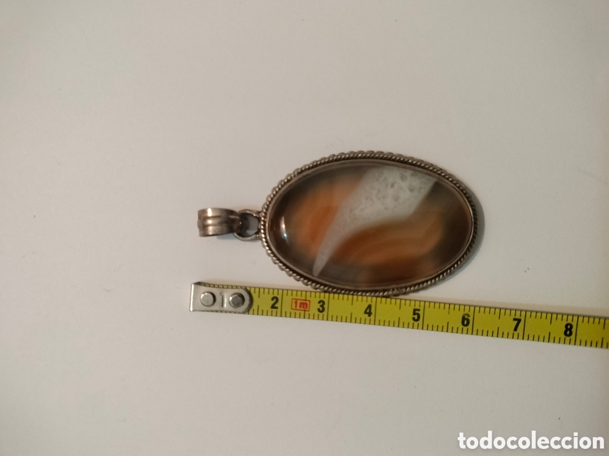 Joyeria: Colgante de plata 925 y agata - Foto 3