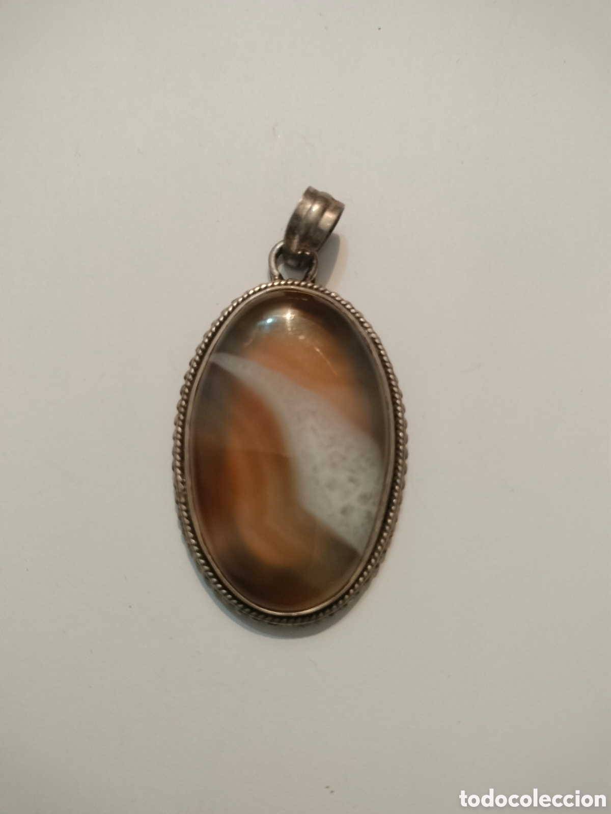 Joyeria: Colgante de plata 925 y agata - Foto 1