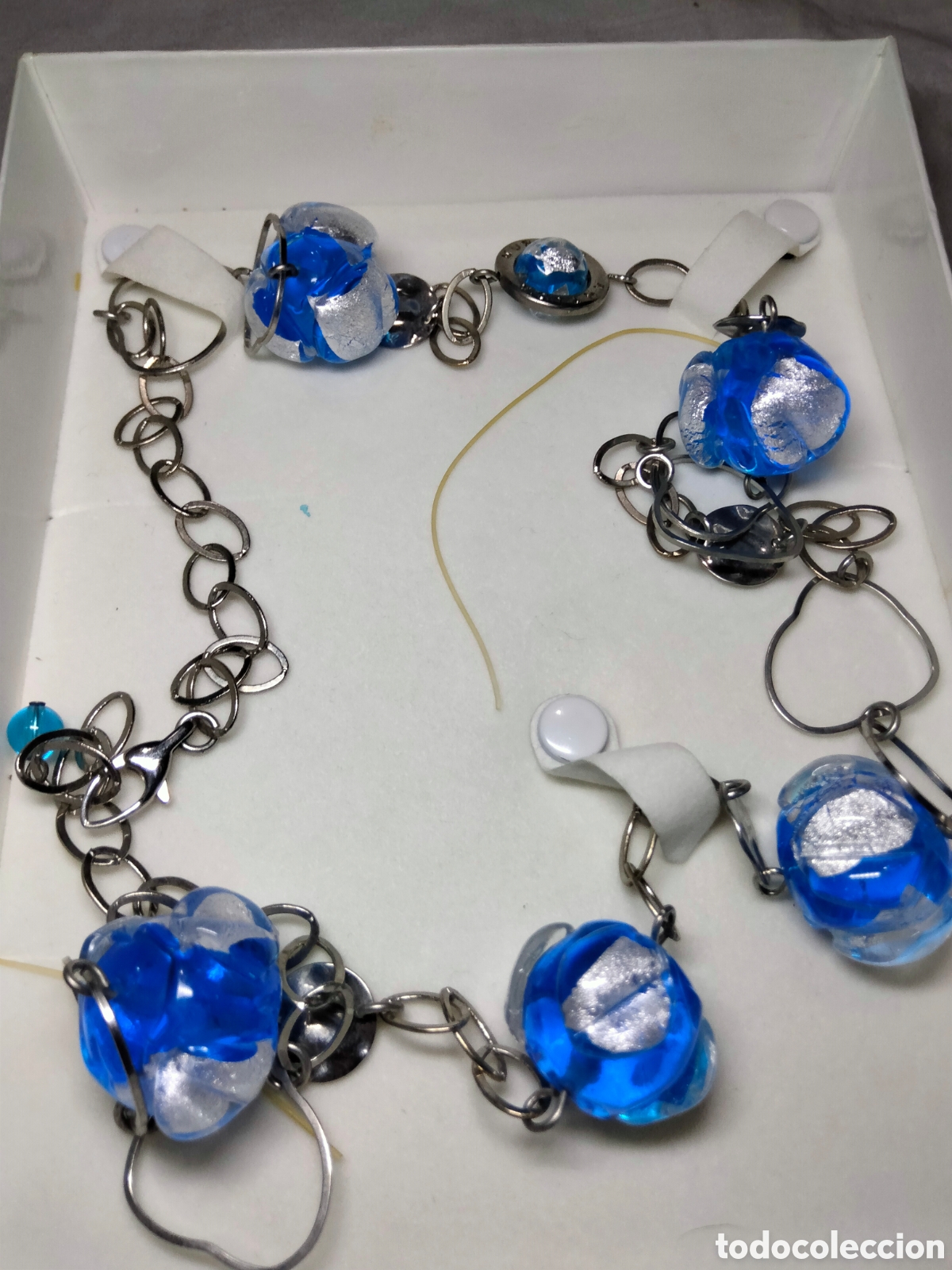 Joyeria: Collar murano y rodio - Foto 2