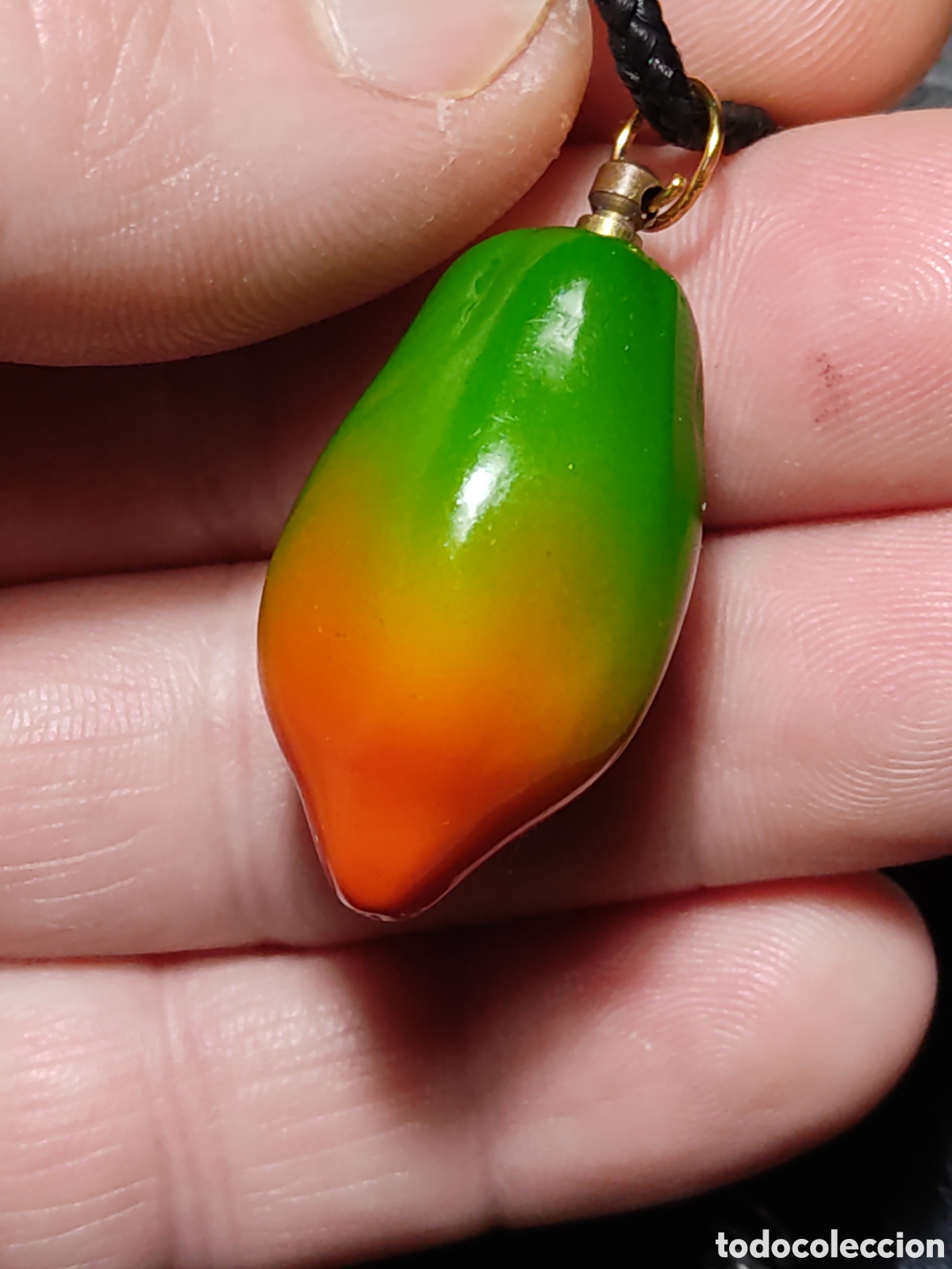 Joyeria: Colgante mango de baquelita.Vintage. - Foto 5