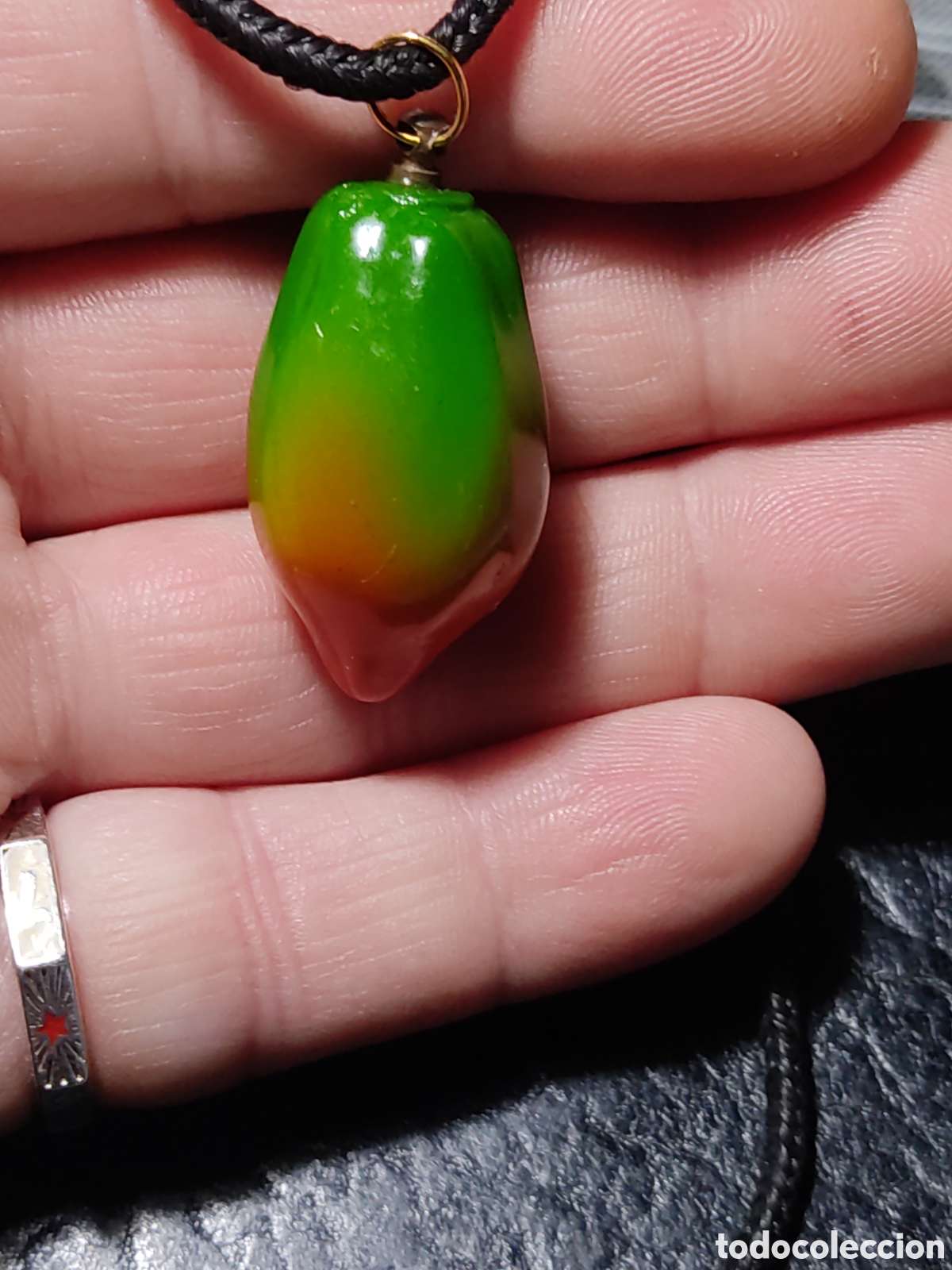 Joyeria: Colgante mango de baquelita.Vintage. - Foto 6
