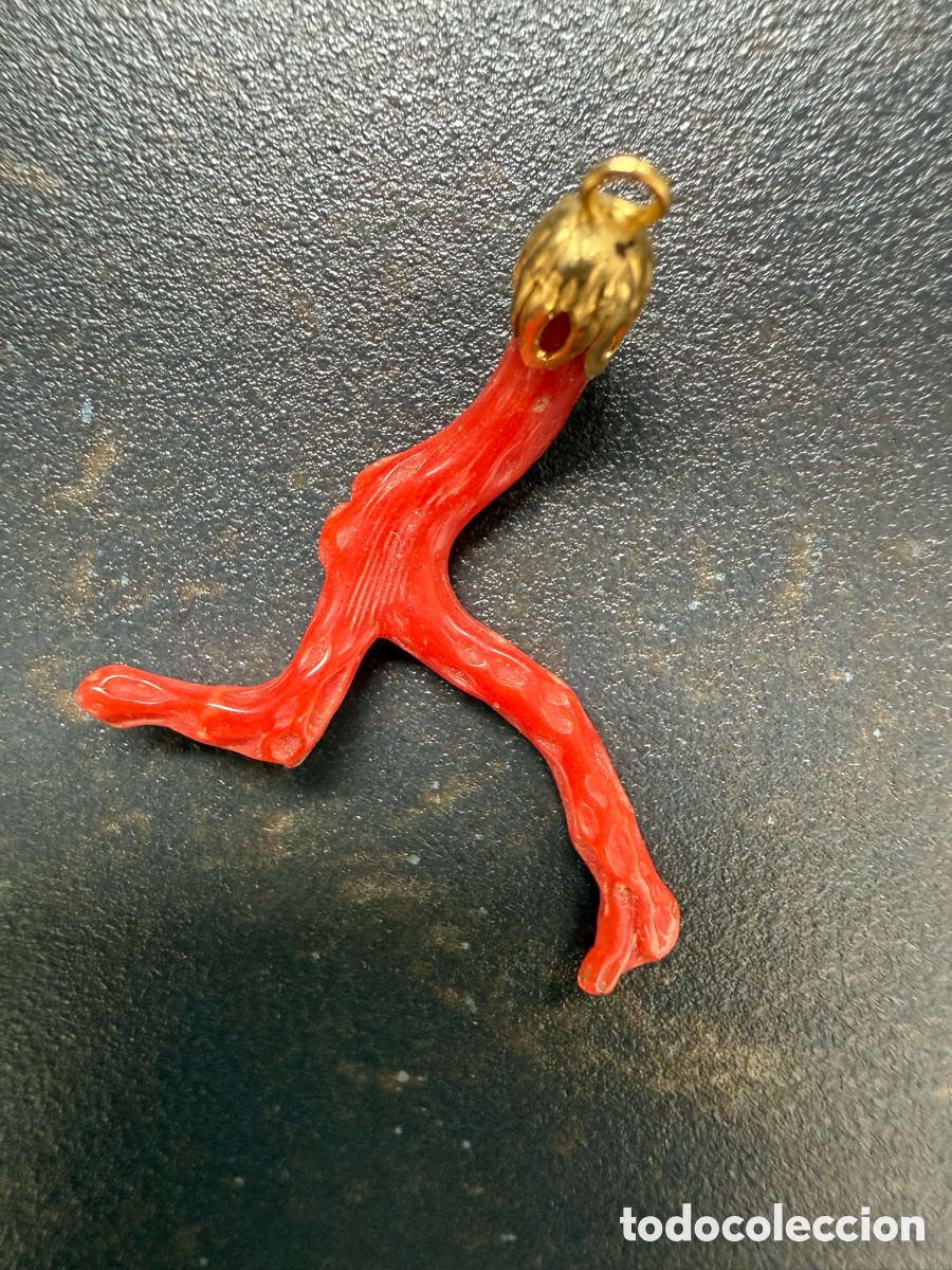 Joyeria: Coral rojo natural joya oro - Foto 3