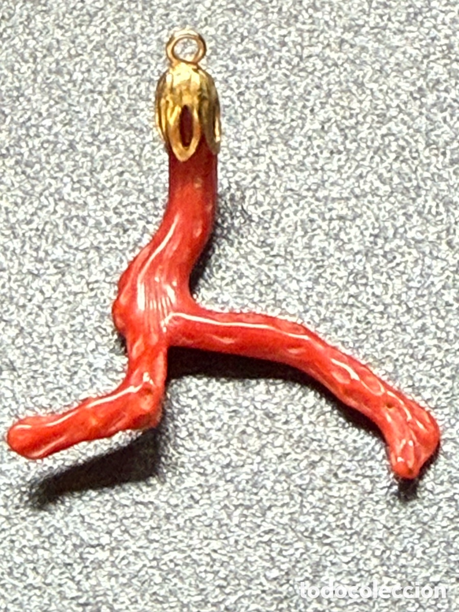 Joyeria: Coral rojo natural joya oro - Foto 9
