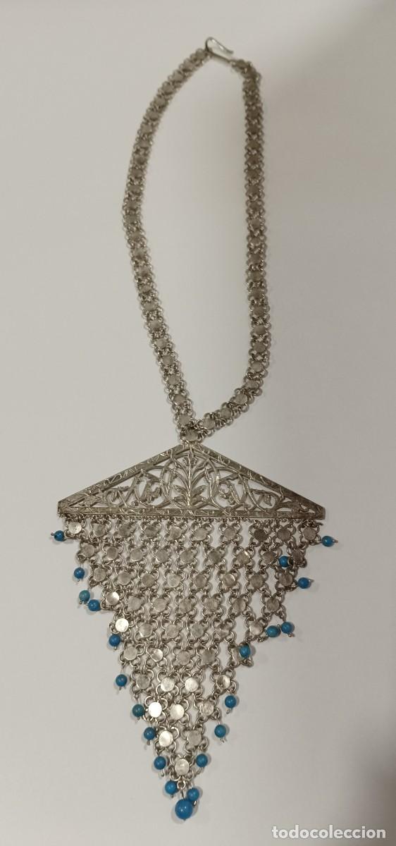 Joyeria: COLLAR PLATA TRIBAL CON TURQUESAS - Foto 6
